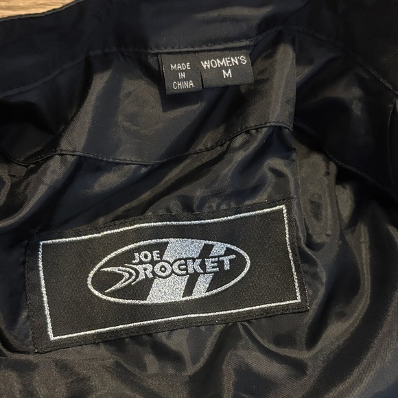Joe Rocket Women’s BLACK PROTECTIVE Velocity Motorcycle Jacket Medium NWT - Picture 3 of 6